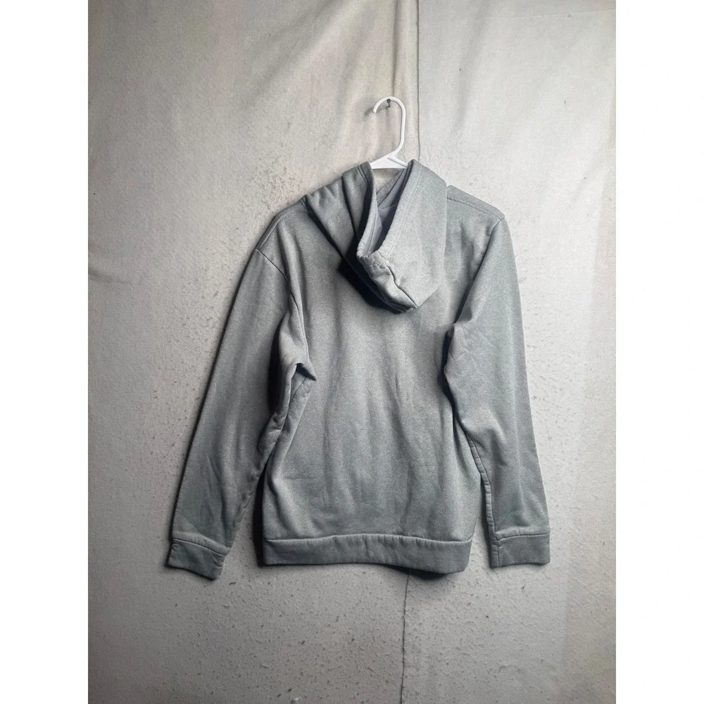 The North Face Mens Never Stop Exploring Logo Hoodie Heather Gray Polyester 8430